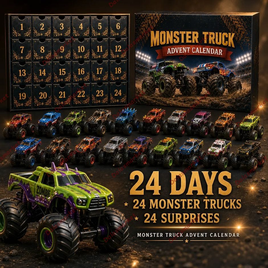 24 Days of Monster Trucks Advent Calendar 2026 2