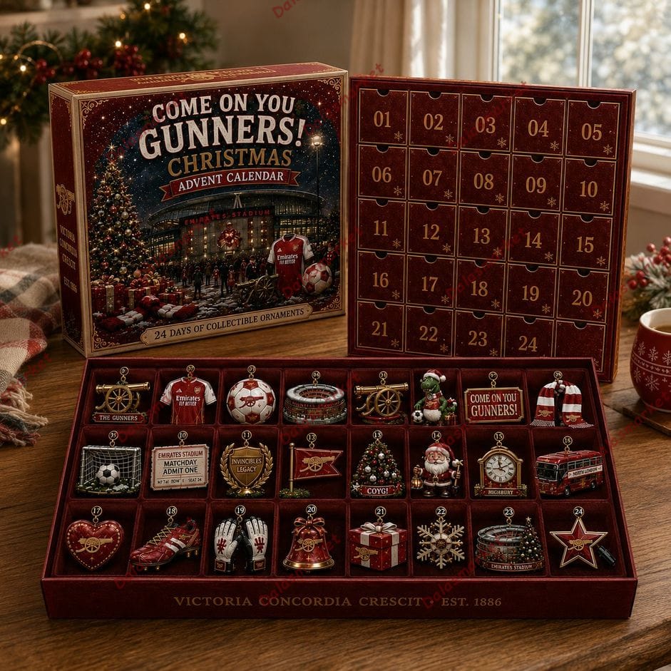 Arsenal Come On You Gunners Christmas 2026 Advent Calendar 2