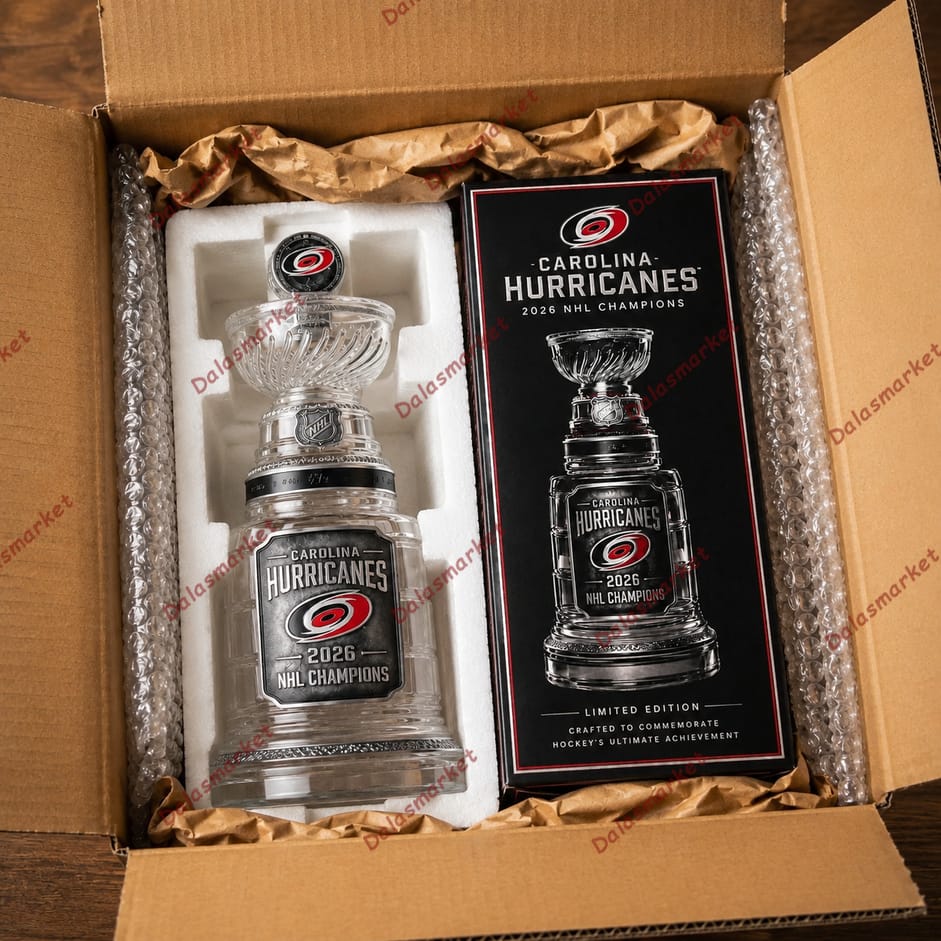 Carolina Hurricanes 2026 Champions Stanley Cup Final Whiskey Bottle 2