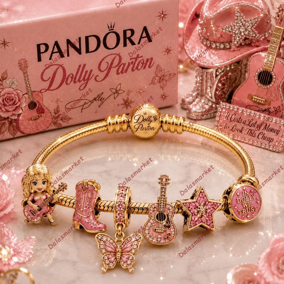 Dolly Parton Pandora Charm Tribute Bracelet