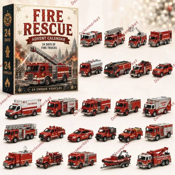 Fire Rescue 24-Day Christmas 2026 Advent Calendar