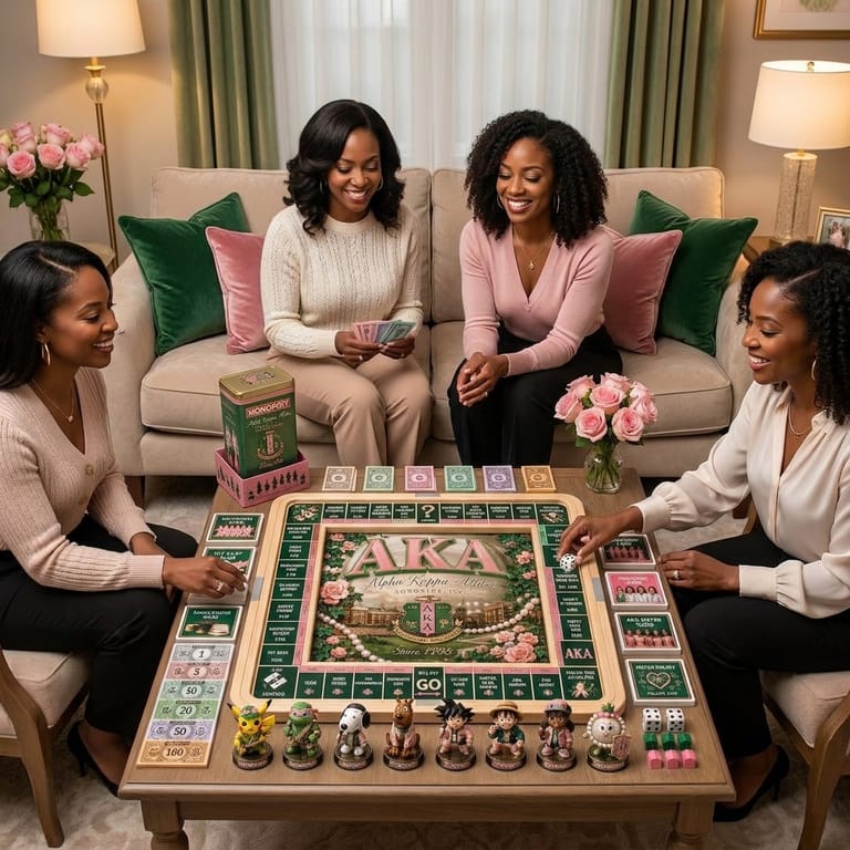 Monopoly Alpha Kappa Alpha Sorority Inc Board Game 2