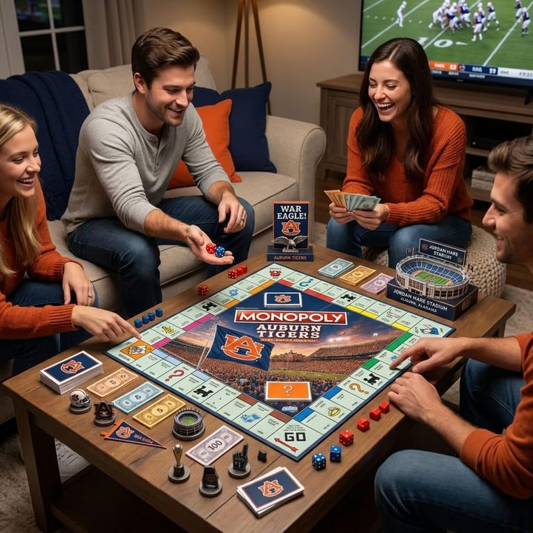 Monopoly Auburn Tigers Collector Edition Board Game 2