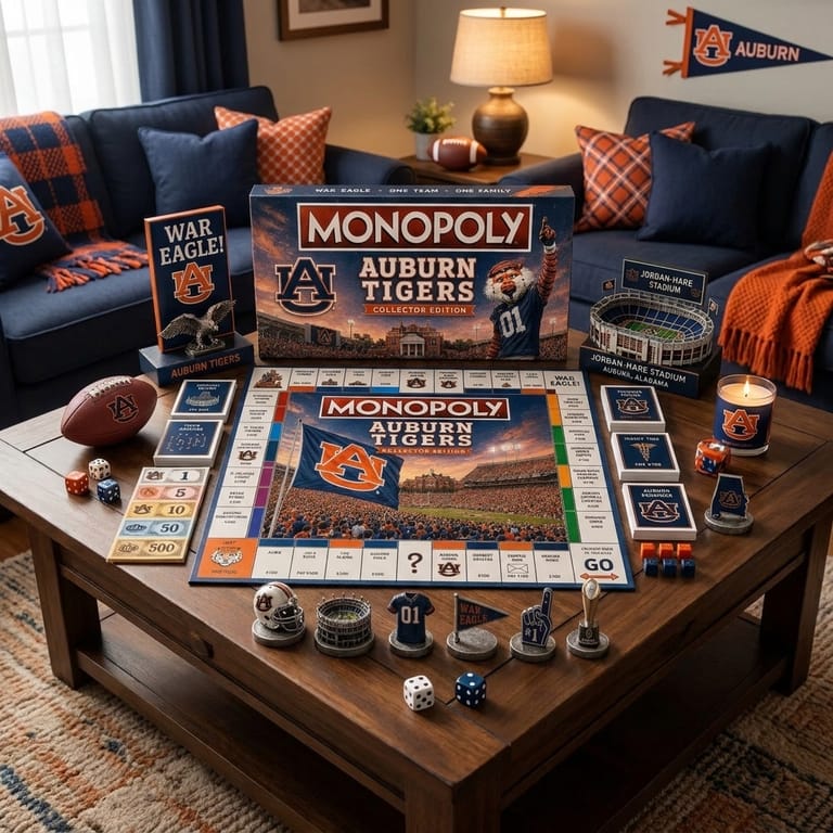 Monopoly Auburn Tigers Collector Edition Board Game