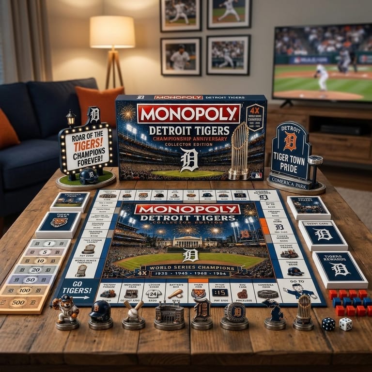 Monopoly Detroit Tigers Collector Edition Board Game