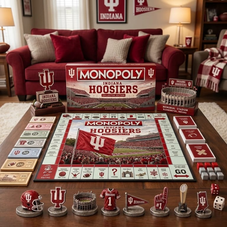 Monopoly Indiana Hoosiers Collector Edition Board Game