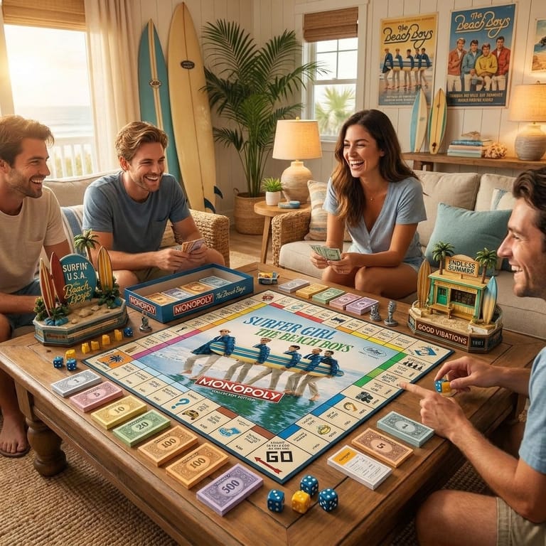 Monopoly Surfer Girl The Beach Boys Board Game 2