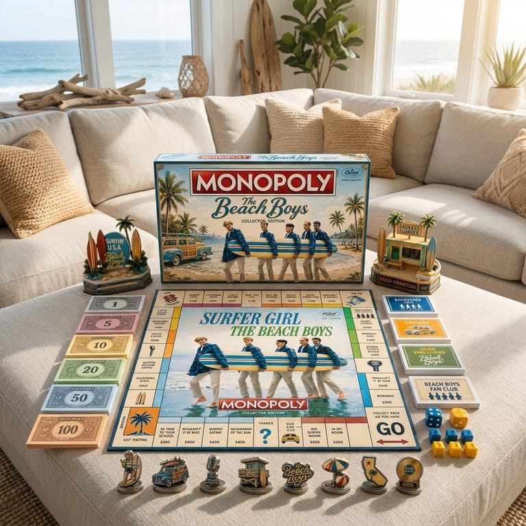 Monopoly Surfer Girl The Beach Boys Board Game