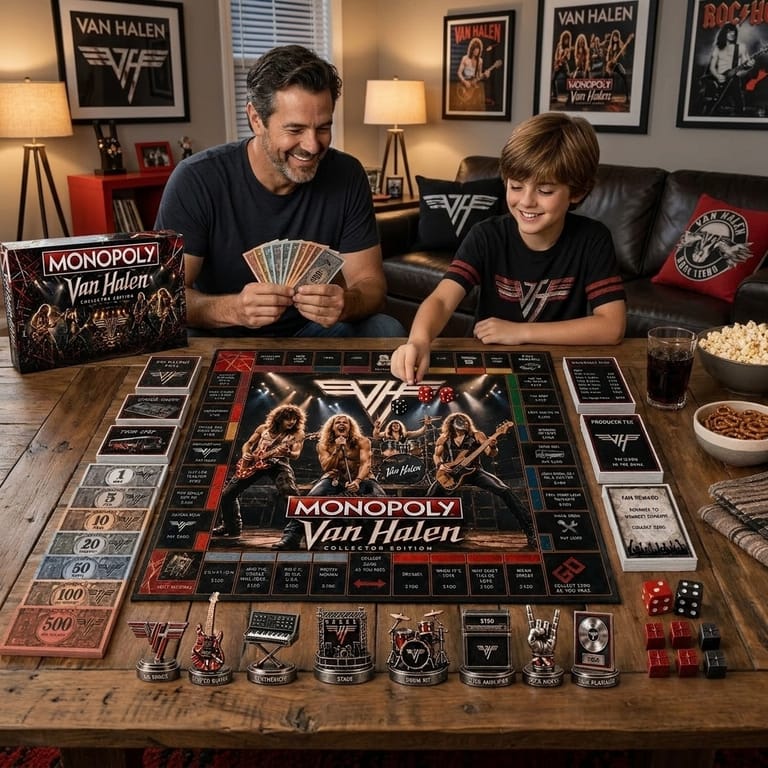 Monopoly Van Halen Rock Band Board Game
