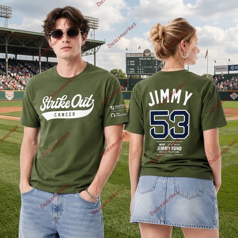 Strike Out Cancer Boston Red Sox Jimmy Fund Shirt