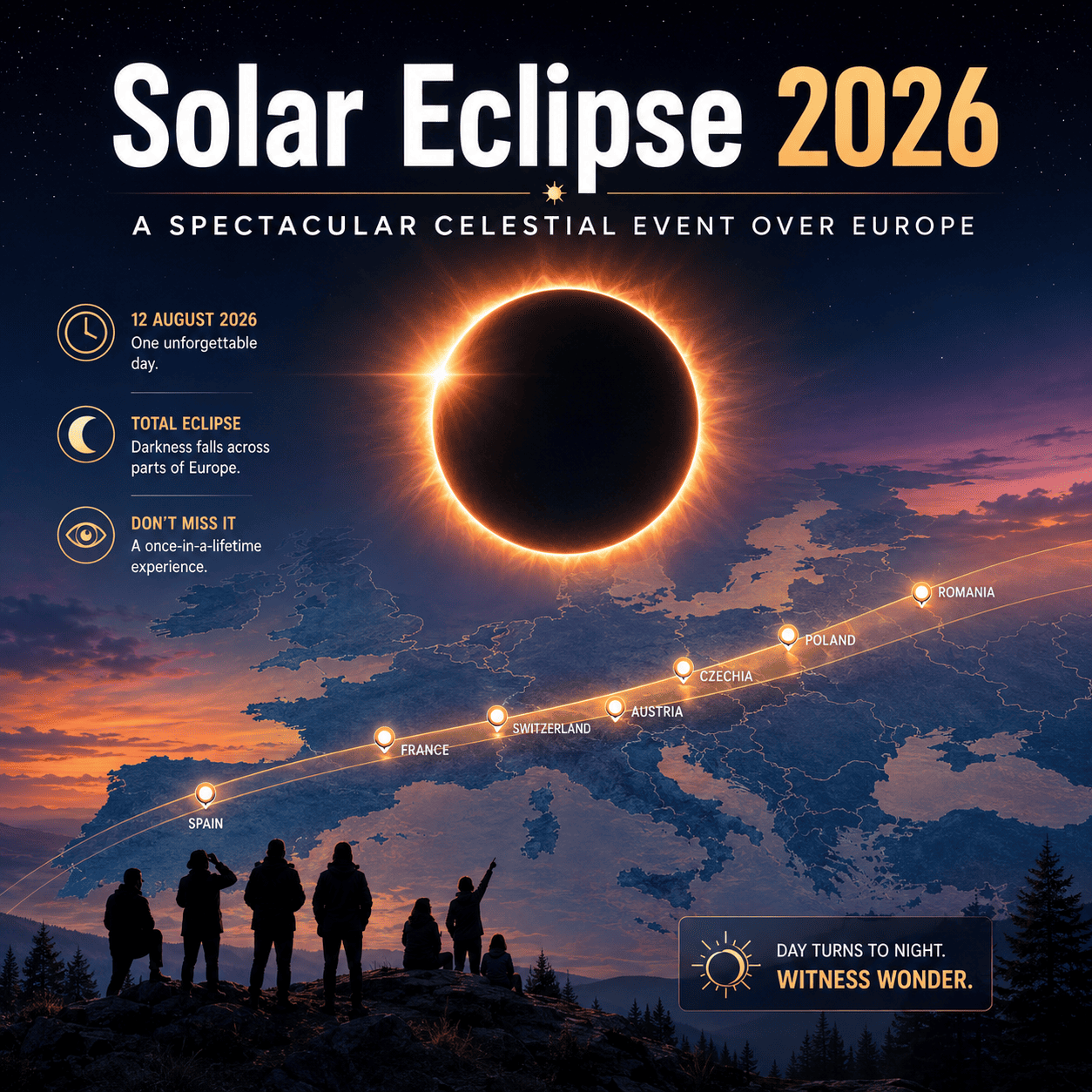 Solar Eclipse 2026: Spectacular Moments Across Europe