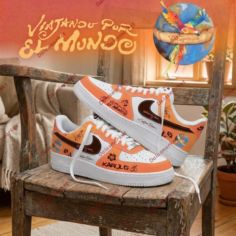 Viajando Por El Mundo Tropitour 2026 Custom Air Force 1 Sneaker