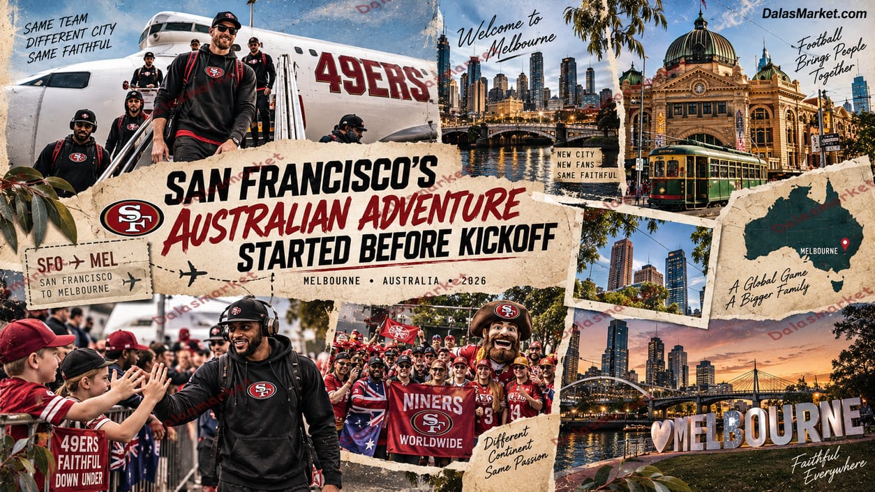 San Francisco's Australian Adventure Started Before Kickoff