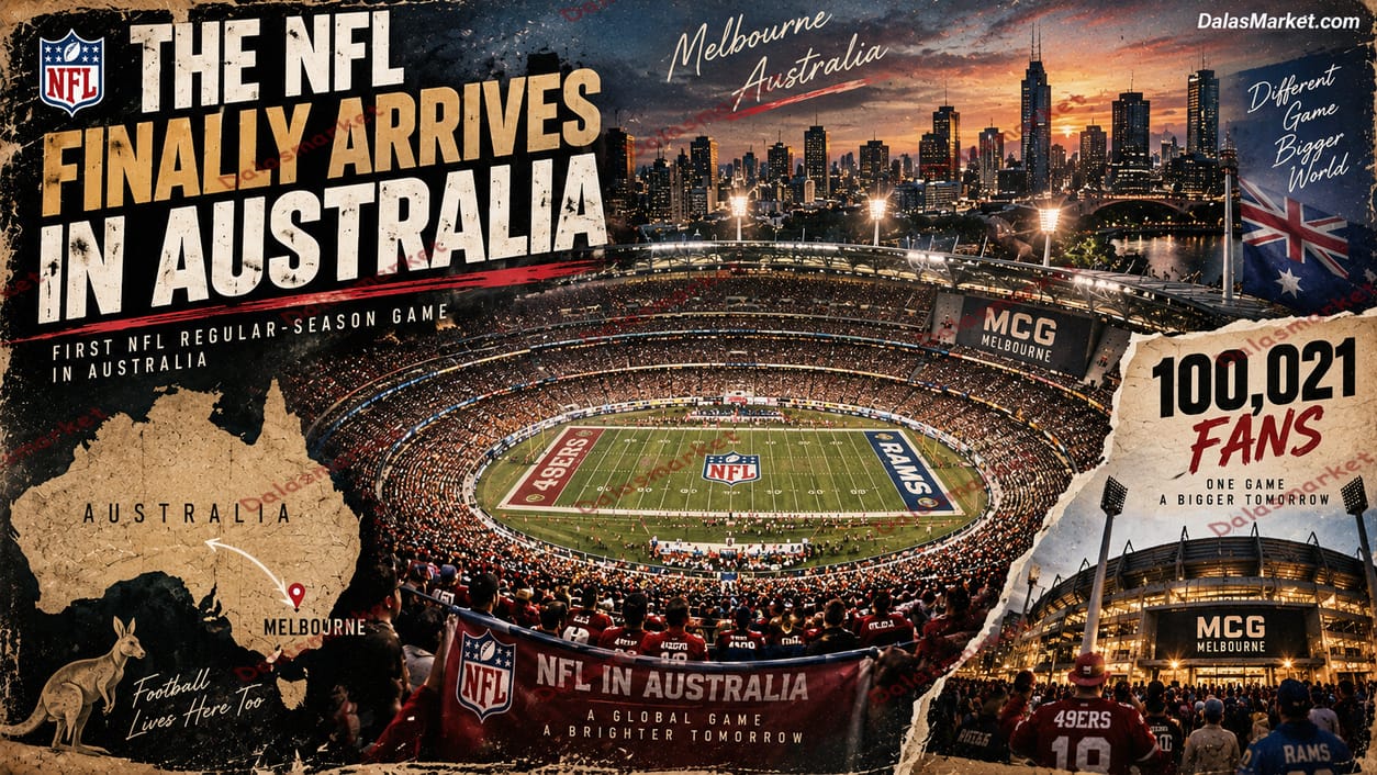 The NFL Finally Arrives in Australia