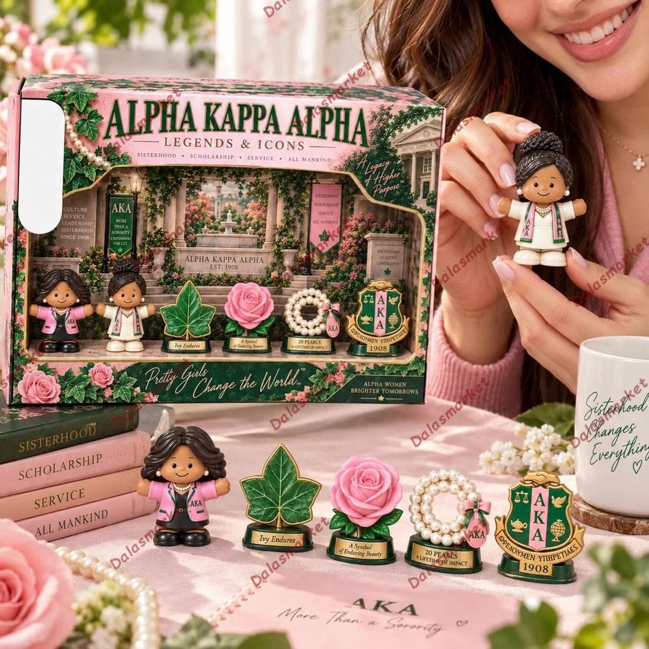 AKA Members Custom Little People Collector Set