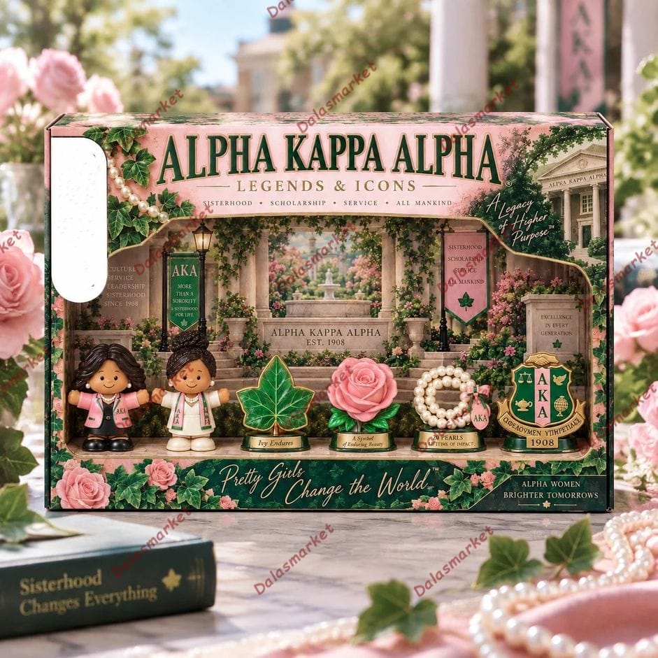 AKA Members Custom Little People Collector Set 2