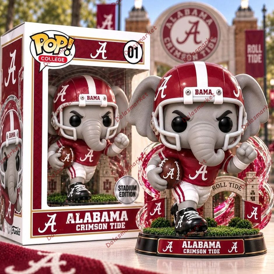 Alabama Crimson Tide Roll Tide Football Pop Figure