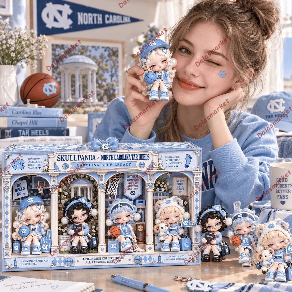 Carolina Blue Legacy Mini Collectible Character Set 2