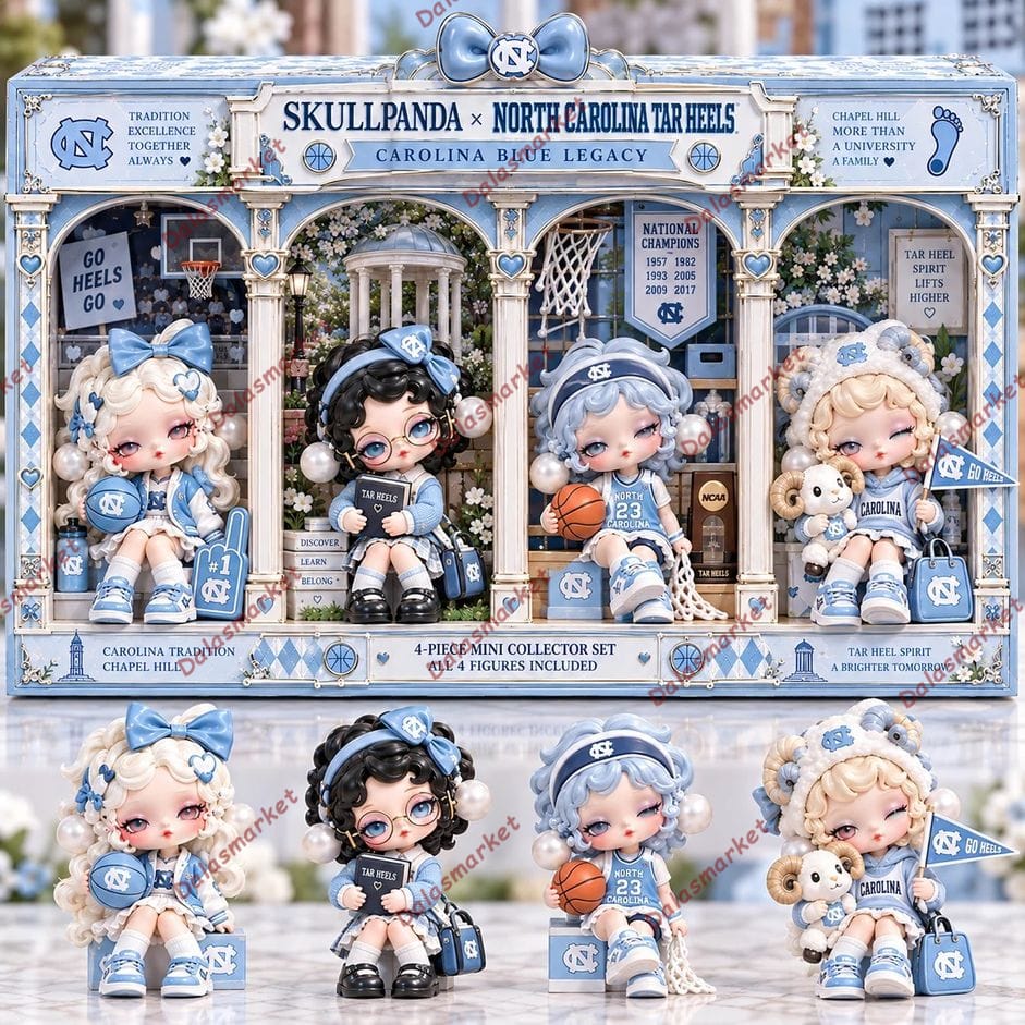 Carolina Blue Legacy Mini Collectible Character Set