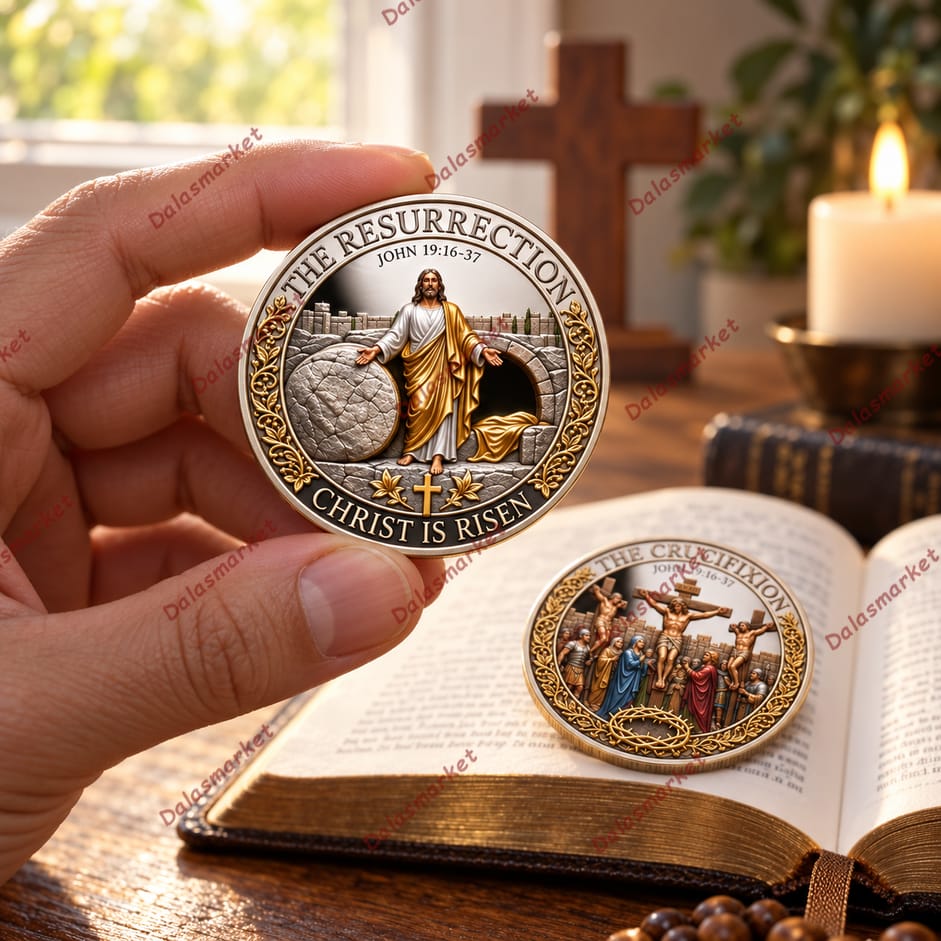 Crucifixion and Resurrection Commemorative Coin 2
