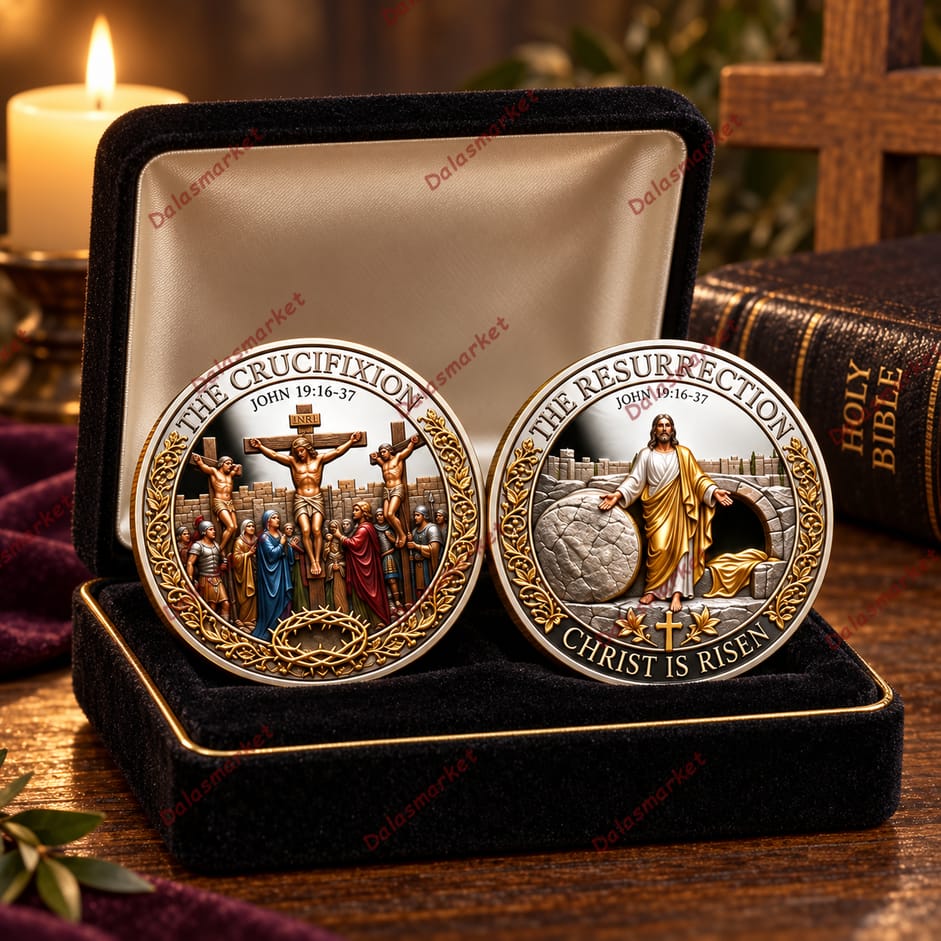 Crucifixion and Resurrection Commemorative Coin 3