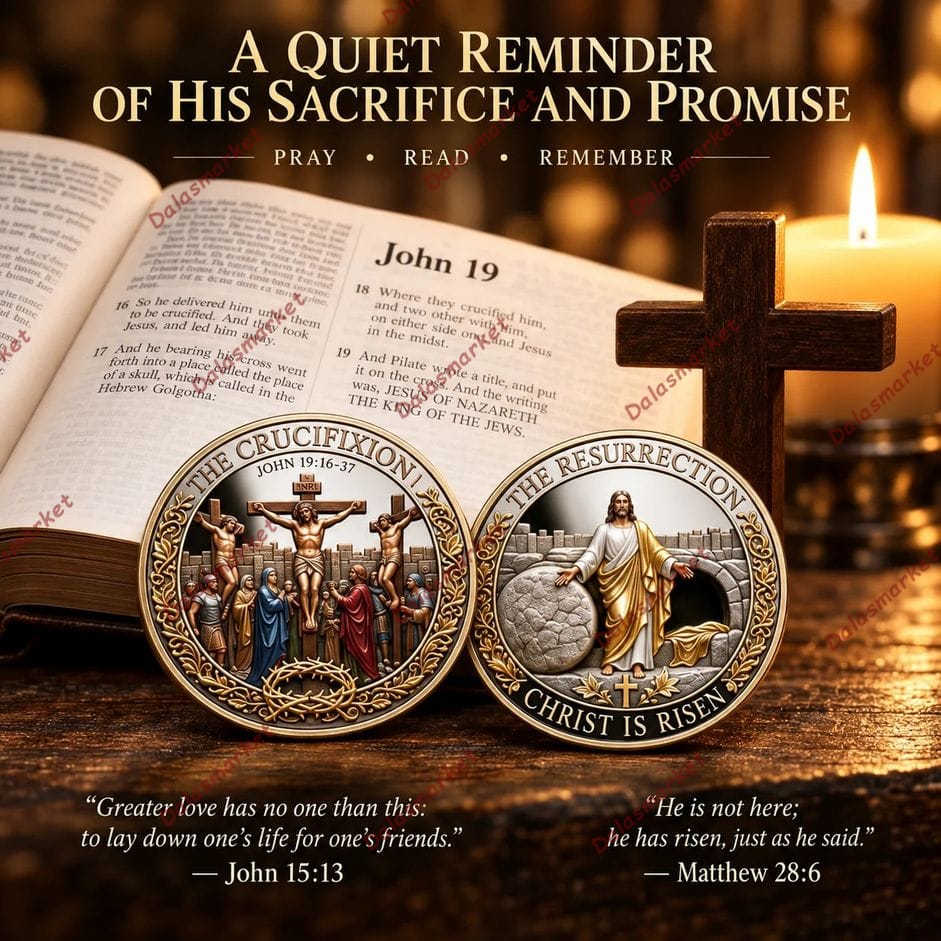 Crucifixion and Resurrection Commemorative Coin 4