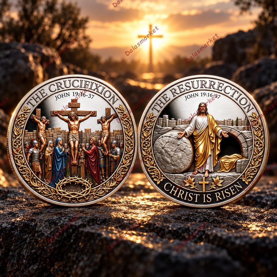 Crucifixion and Resurrection Commemorative Coin
