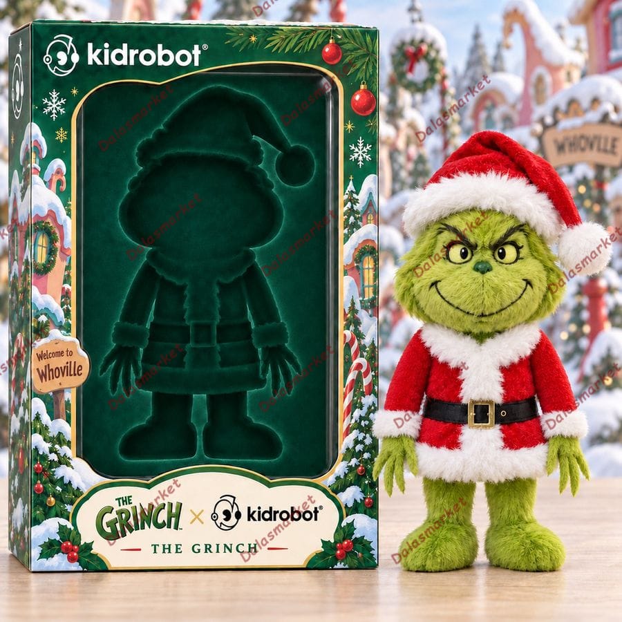 Custom Grinch Collectible Plush Doll