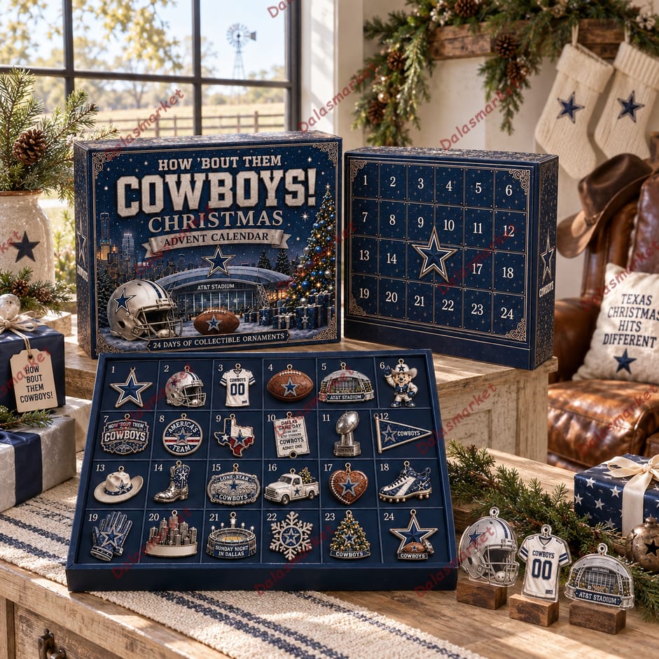 Dallas Cowboys Christmas 2026 Advent Calendar