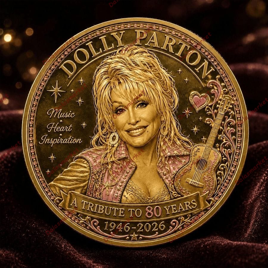 Dolly Parton 80 Years Tribute 1946 2026 Commemorative Coin