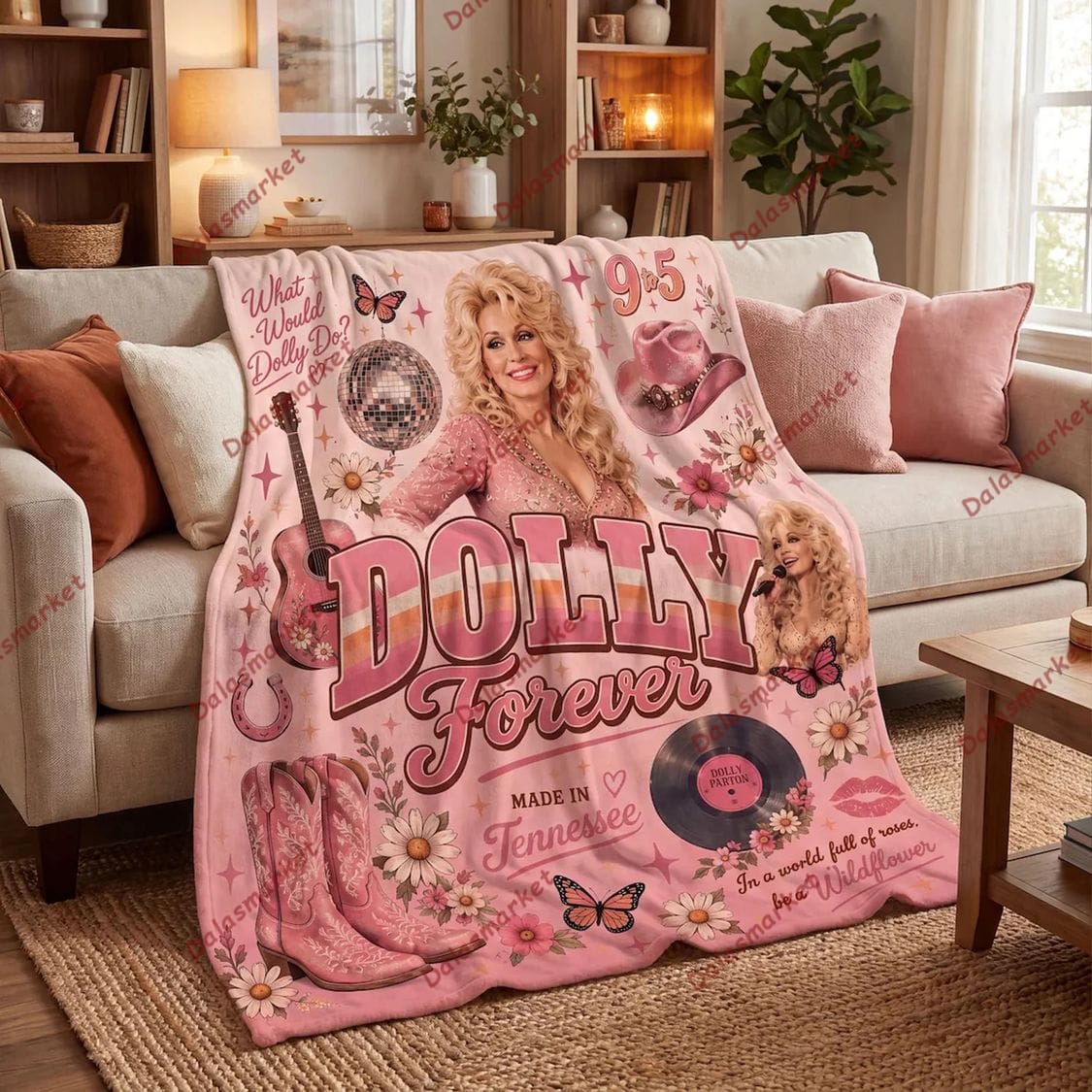 Dolly Parton Memorial Blanket 2