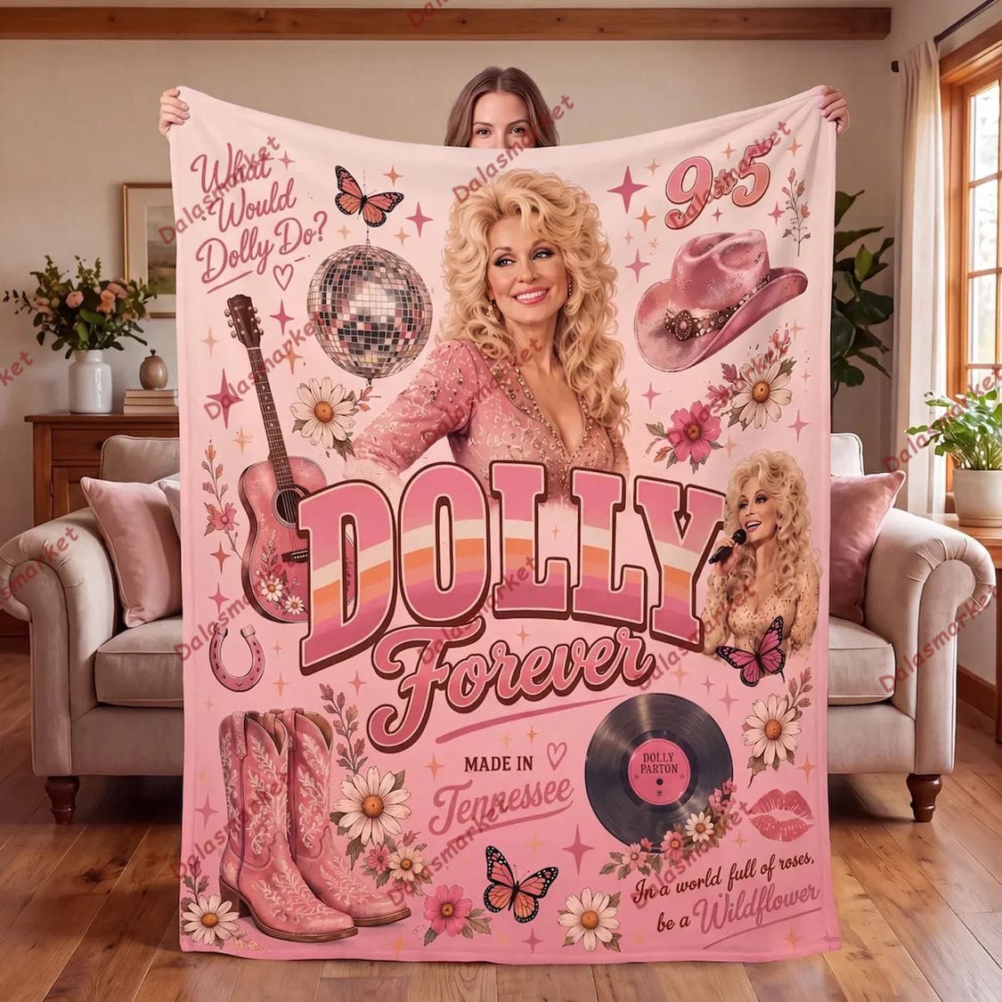 Dolly Parton Memorial Blanket