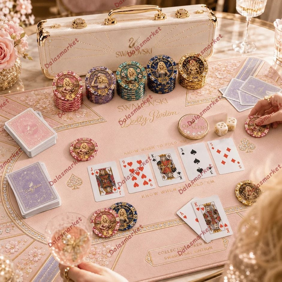 Dolly Parton x Swarovski Poker Set Collector's Edition 3