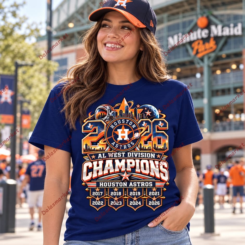 Houston Astros AL West Division Champions 2017-2026 Shirt