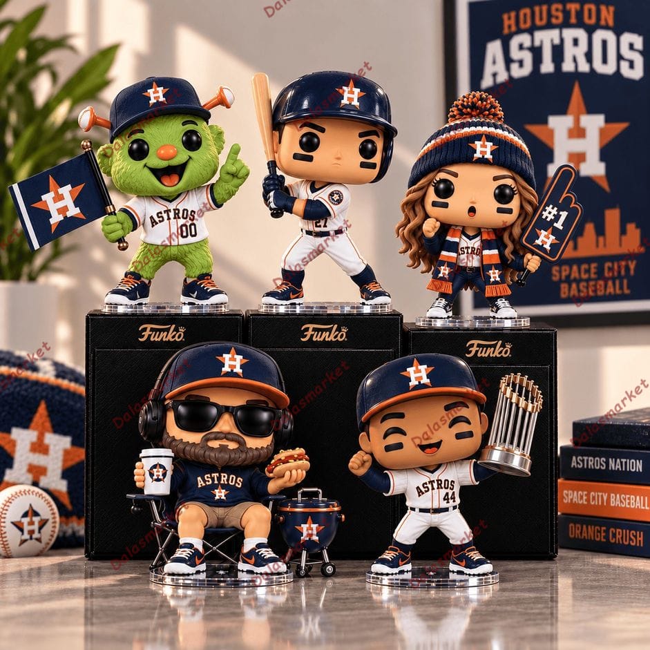 Houston Astros Collector Pop Figure Set