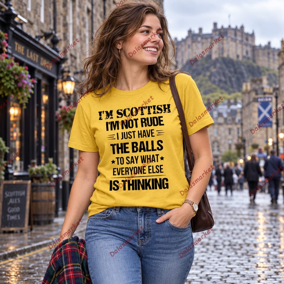I'm Not Rude I'm Scottish Shirt 2