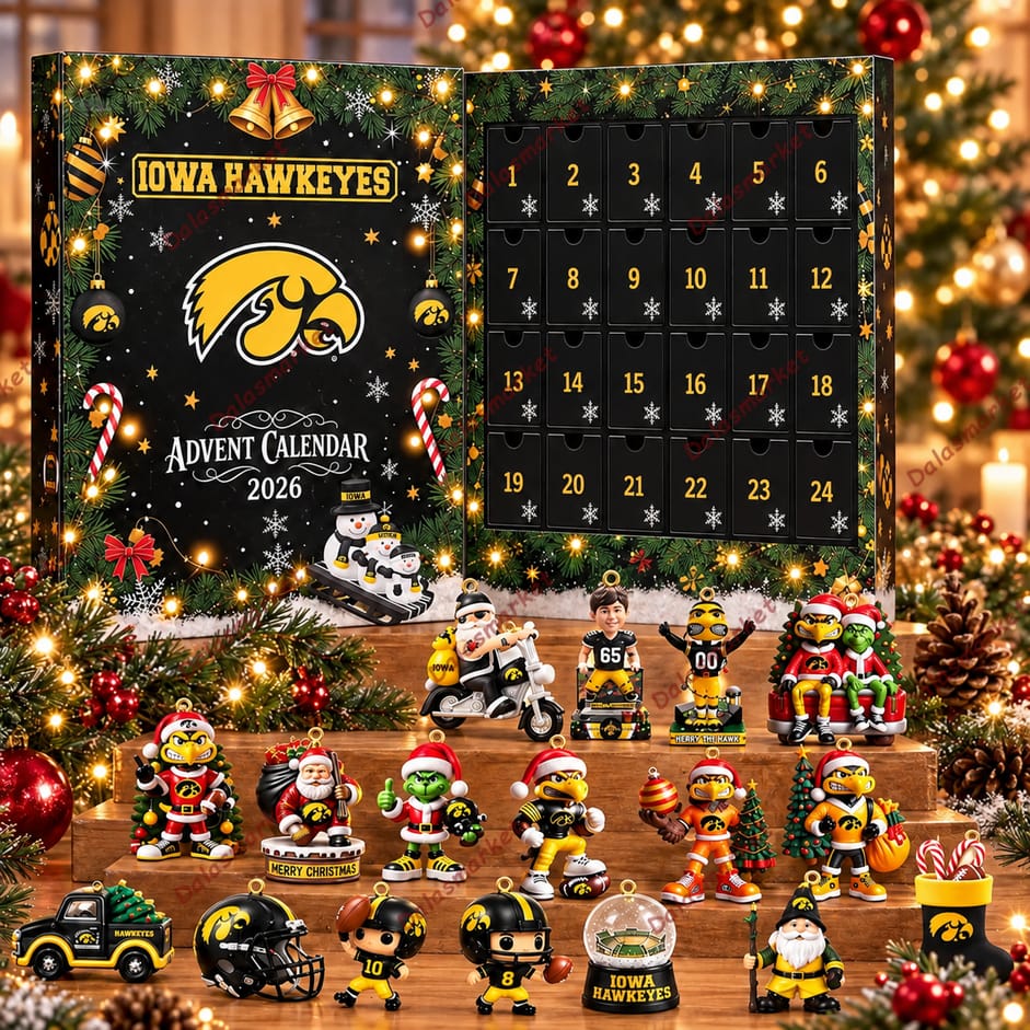 Iowa Hawkeyes 2026 Christmas Advent Calendar 3