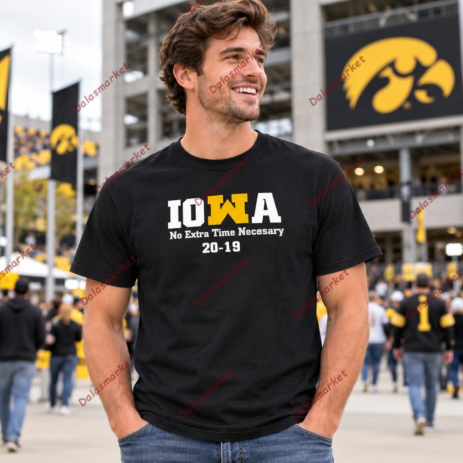 Iowa Hawkeyes No Extra Time Necessary Shirt