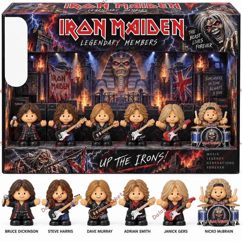 Iron Maiden Legendary Members Little People Collector Set