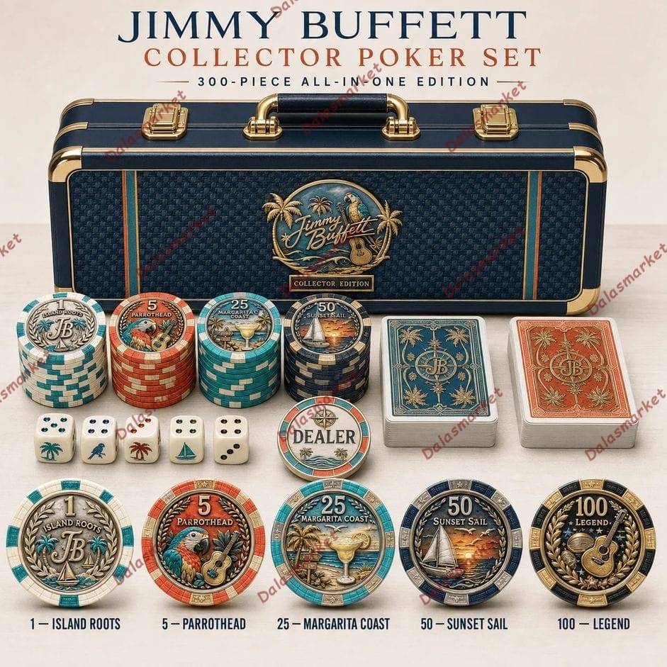 Jimmy Buffett Poker Set Collector's Edition 2