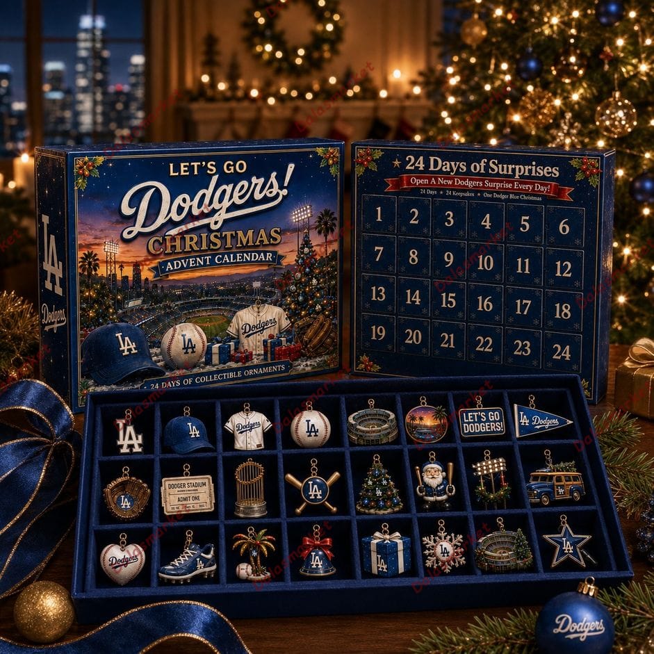 LA Dodgers Baseball Christmas 2026 Advent Calendar 2