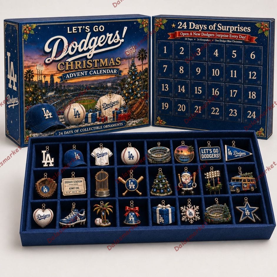LA Dodgers Baseball Christmas 2026 Advent Calendar