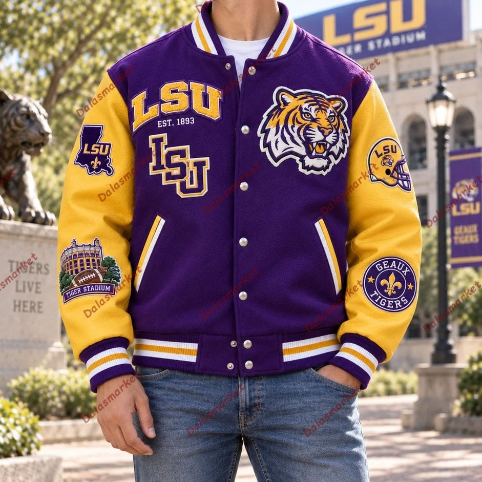 LSU Tigers Football BomberJacke 2