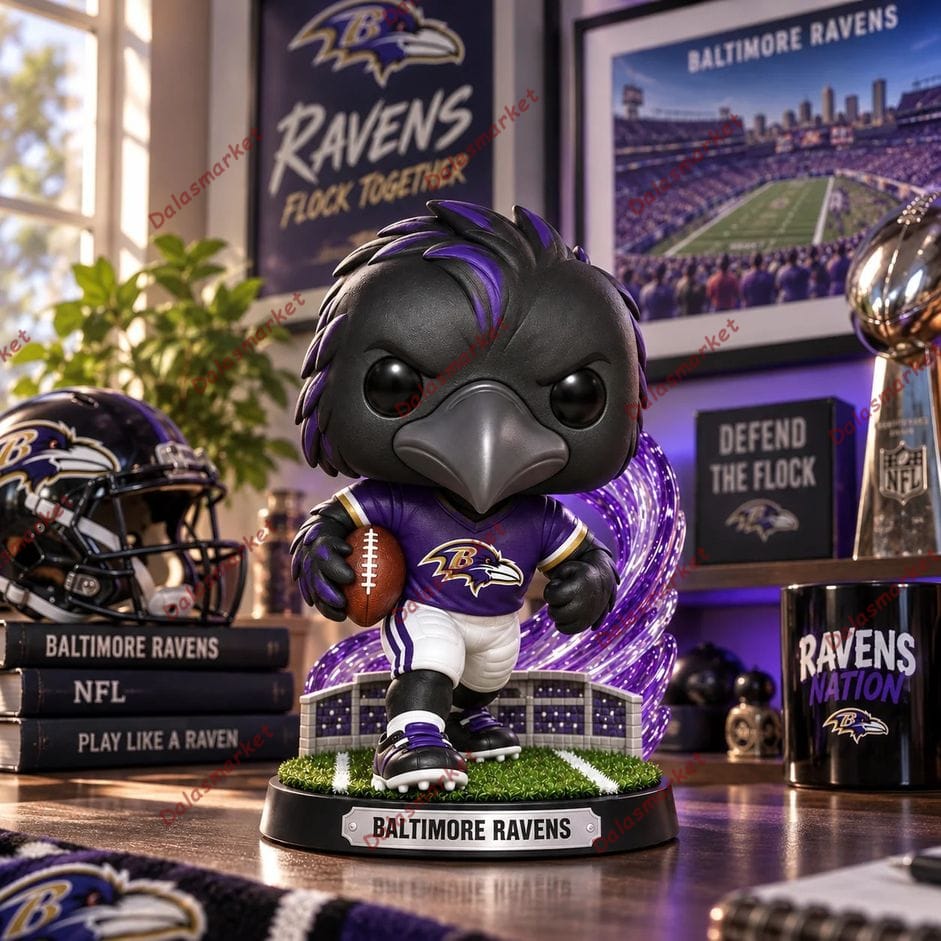 Mascot Baltimore Ravens Football Pop Figure 2
