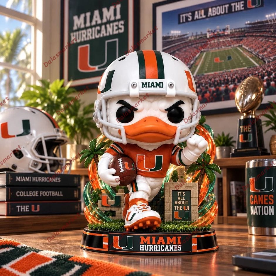 Mascot Miami Hurricanes Football Pop Figure 2