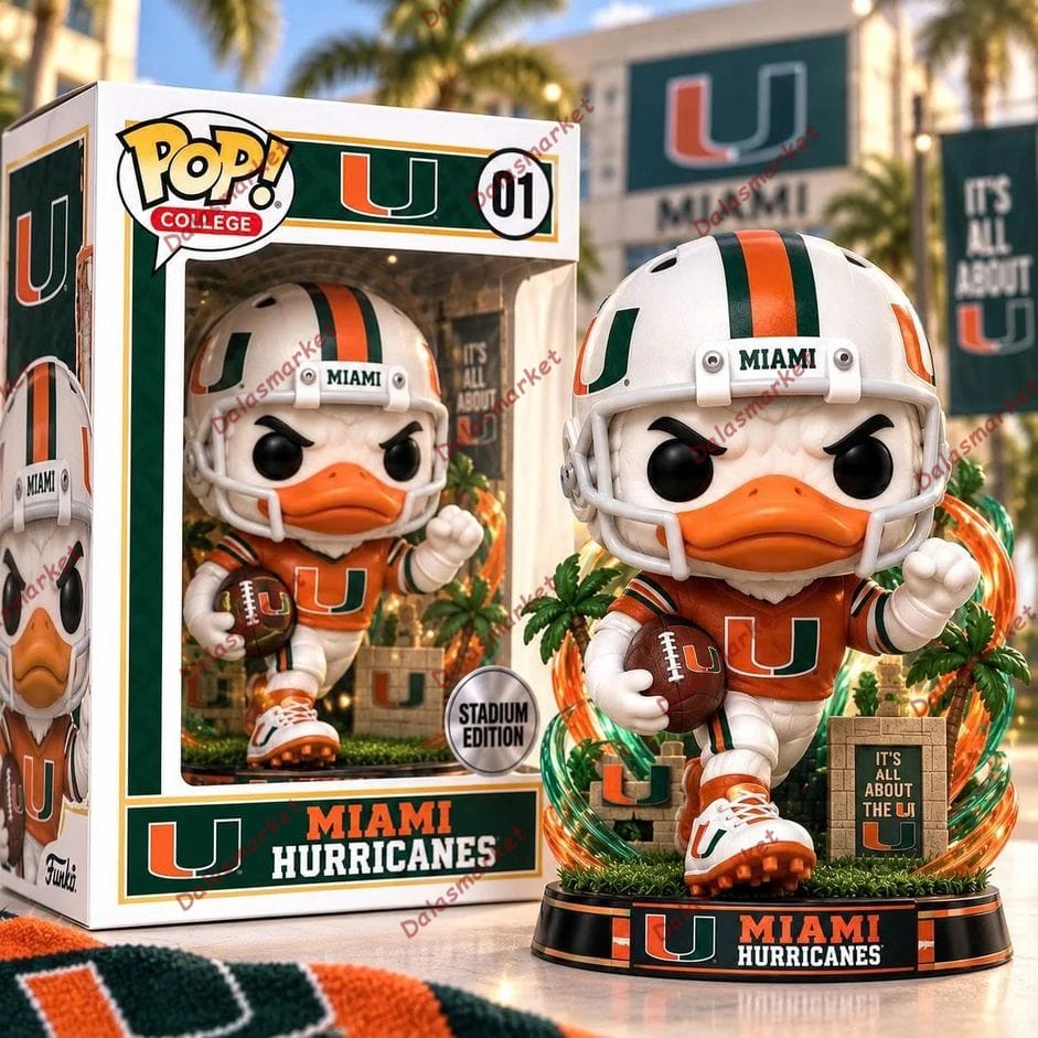 Mascot Miami Hurricanes Football Pop Figure