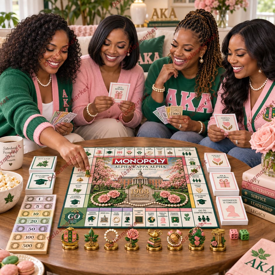 Monopoly Alpha Kappa Alpha Board Game 2