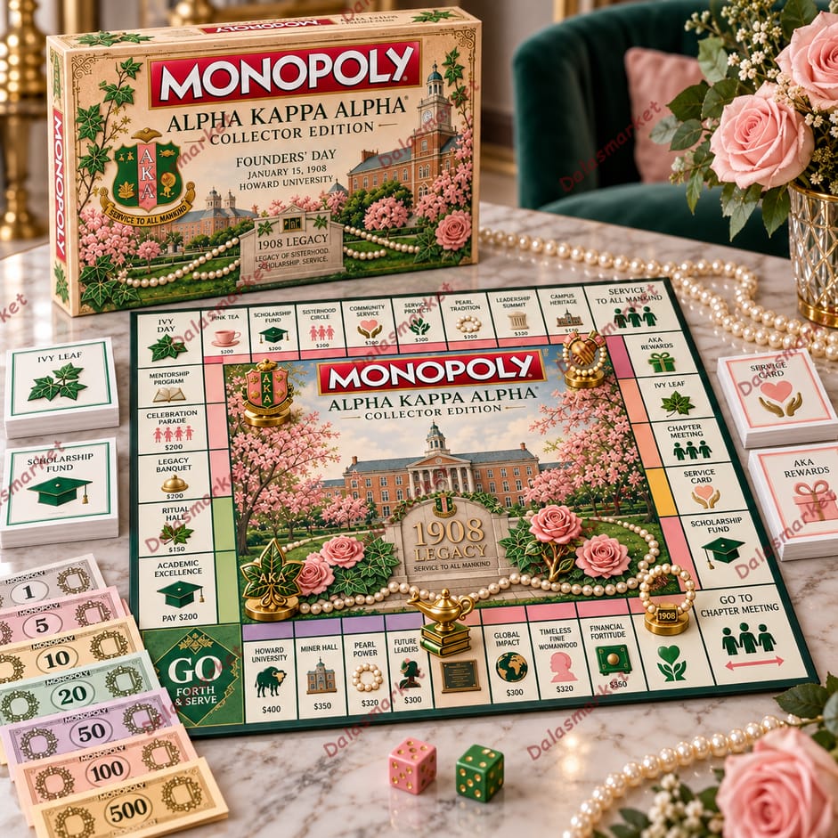 Monopoly Alpha Kappa Alpha Board Game
