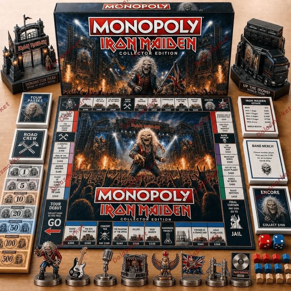 Monopoly Iron Maiden Collector Edition Board Game
