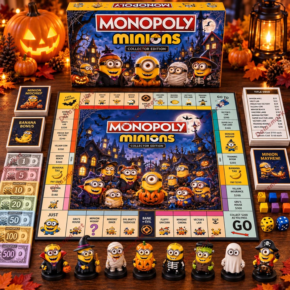 Monopoly Minions Happy Halloween Board Game 2